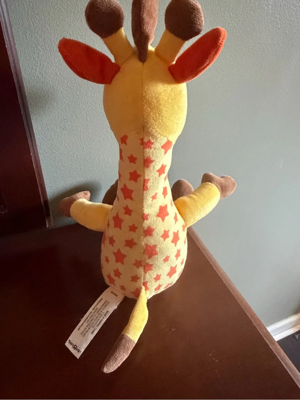 Geoffrey the Giraffe Yellow Plush Toy - Soft Star Pattern Stuffed Animal